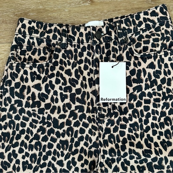 Reformation Women’s Cary High Rise Slouchy Straight Leg Jeans LEO Sz 27 NWT - Picture 7 of 9